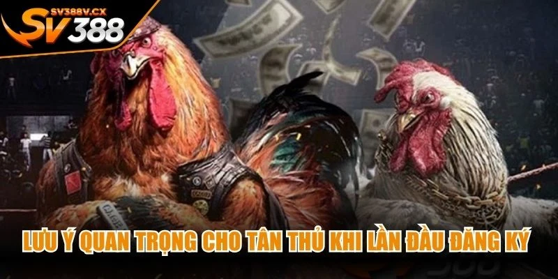 Lưu ý quan trọng cho tân thủ khi lần đầu đăng ký SV388 cá cược